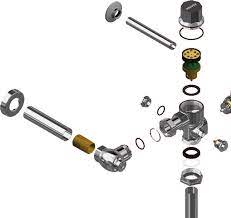 FLUXÓMETRO PARA INODORO PALANCA 110-WC-4.8 - HELVEX